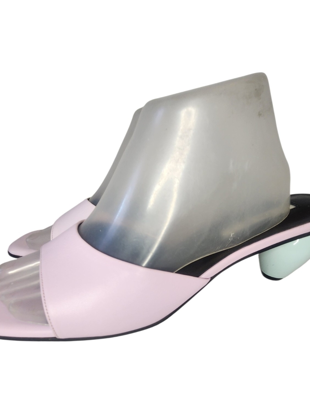 NEW YUUL YIE DESIGNER SHOES SLIDES  WOMEN SANDALS PINK SAGE SZ 41/10.5-11